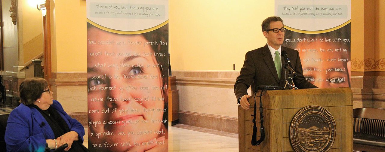 Brownback Signs Bill Creating Task Force To Study Kansas Foster Care System